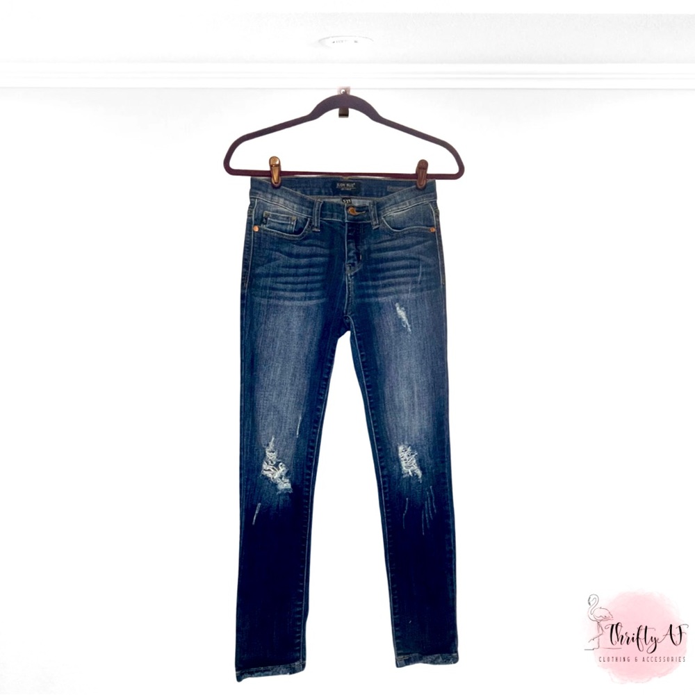 Judy Blue Distressed Jeans Size 5/27 (Juniors)